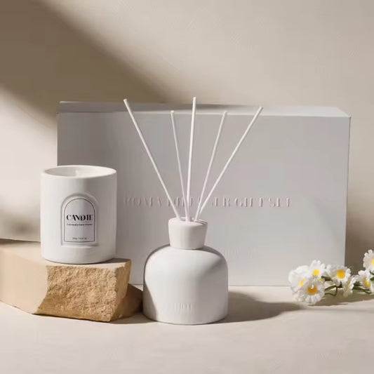 Coffret de bougies parfumées à la vanille